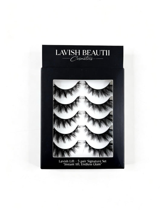 Lavish Lift 5 pair Signature Set